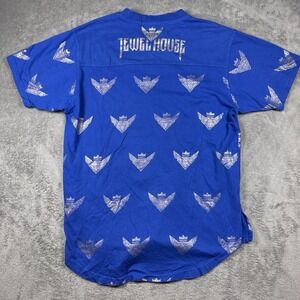 Jewel House Graphic T Shirt Mens Medium Blue All Over Print Streetwear Tee
